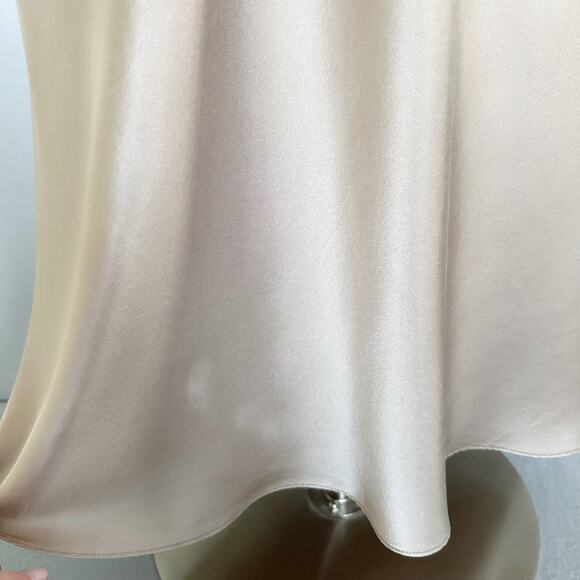 Christine Vancouver 100% Silk Long Nightgown With Lace Insets Sz Large - Picture 14 of 14